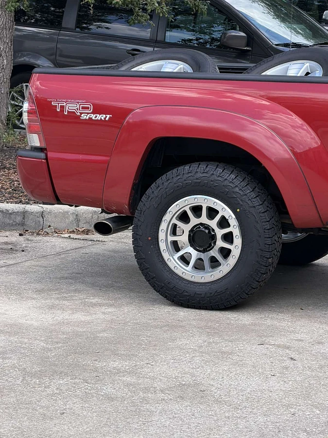 2008 Toyota Tacoma Basta RF1 Polished Silver Wheel