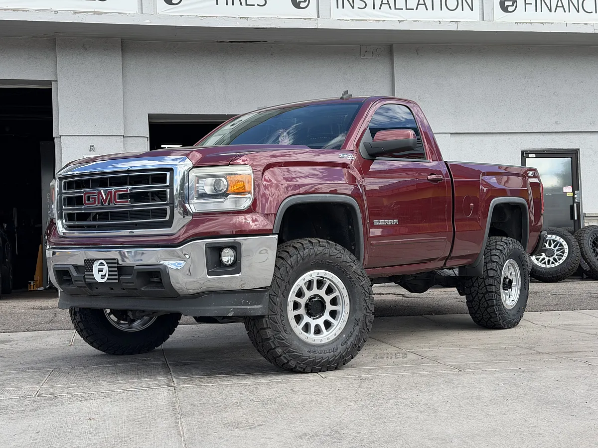 Basta RF1 Polished Silver on 2014 GMC Sierra 1500