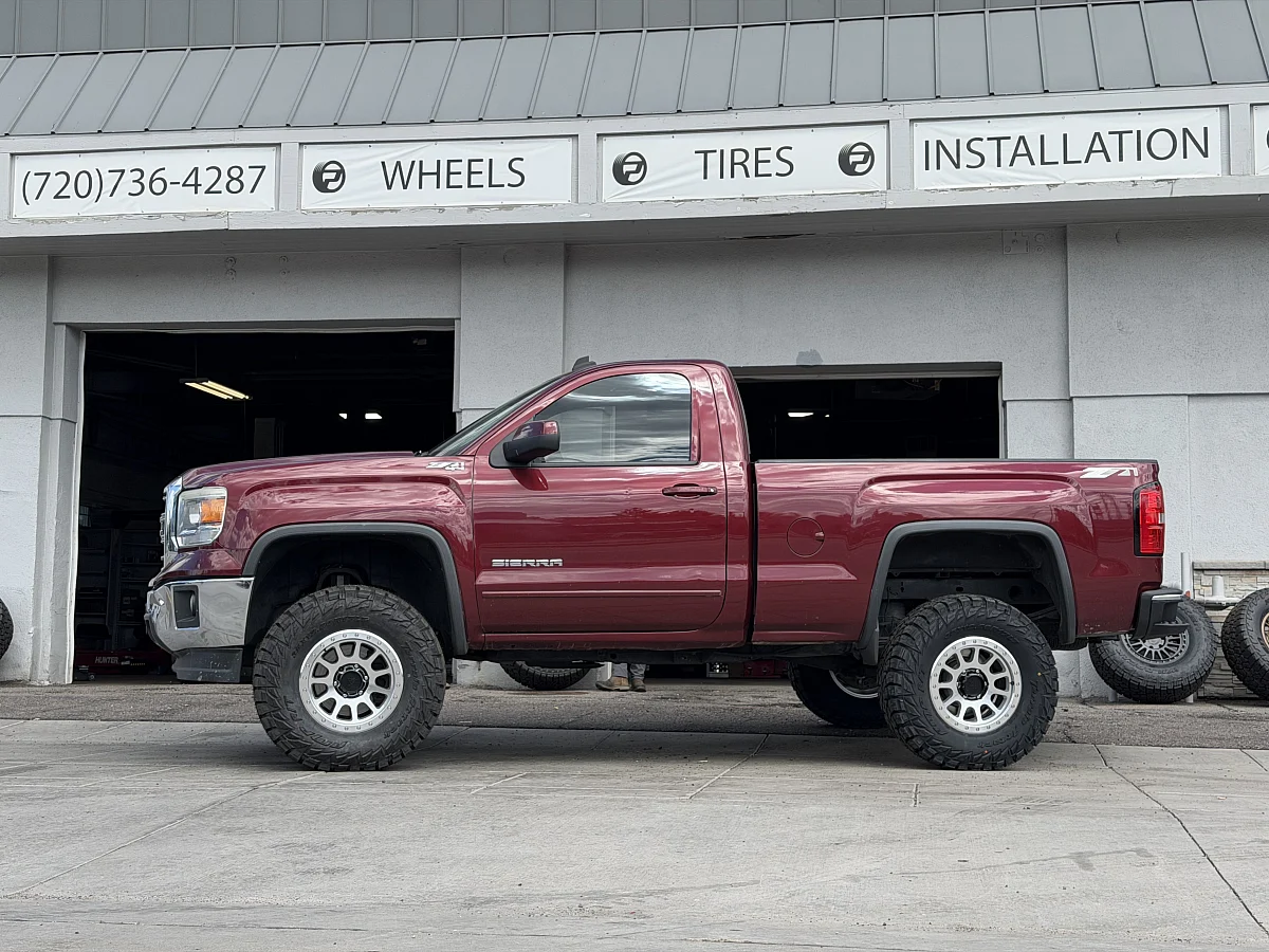 Basta RF1 — Polished Silver on 2014 GMC Sierra 1500