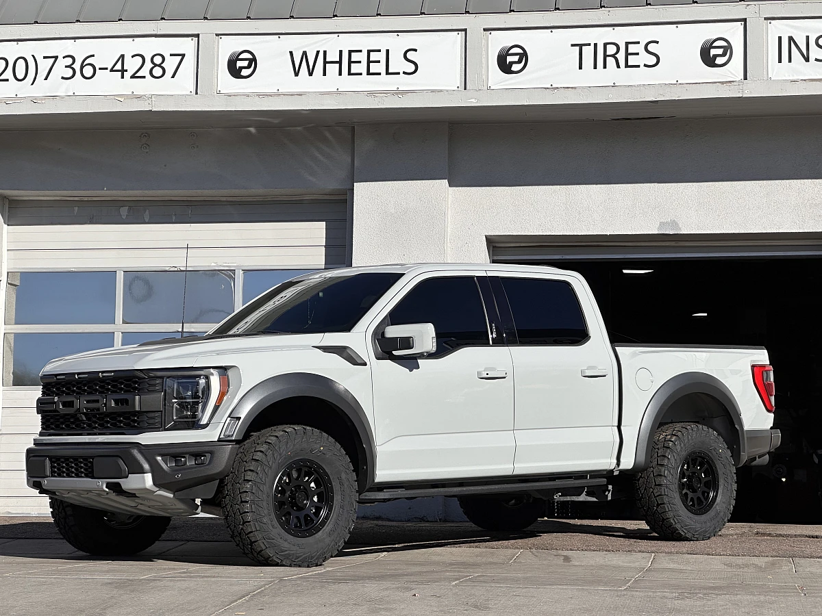 2026 Ford F-150 with Basta RF1 Black Rims