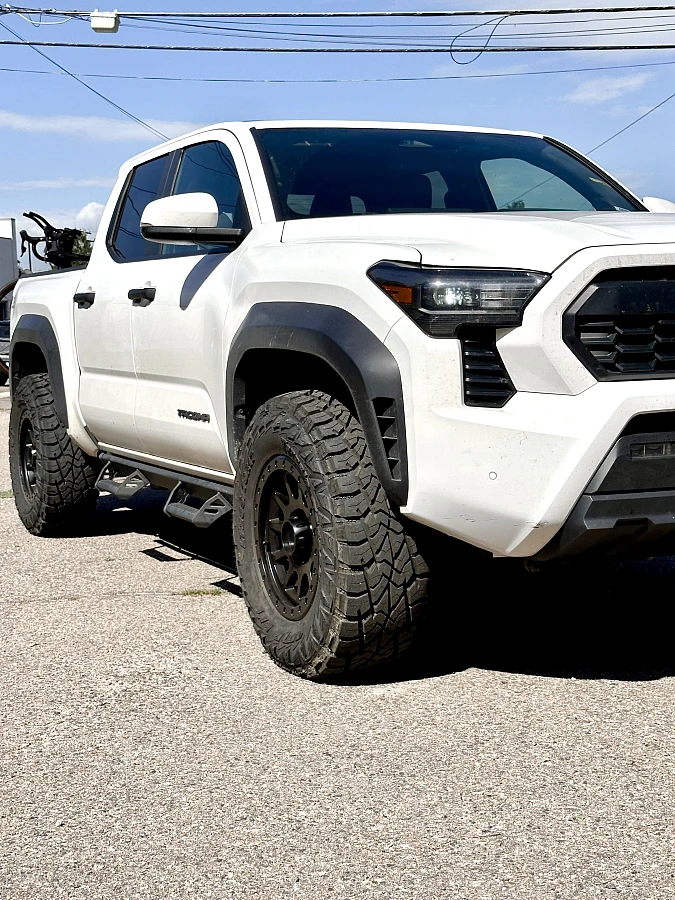 2026 Toyota Tacoma with Basta RF1 Black Wheels