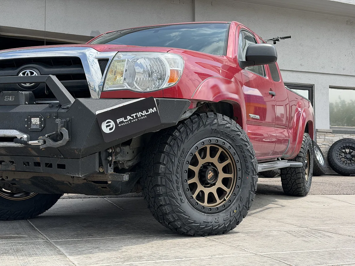 2007 Toyota Tacoma with Basta RF1 Bronze Rims