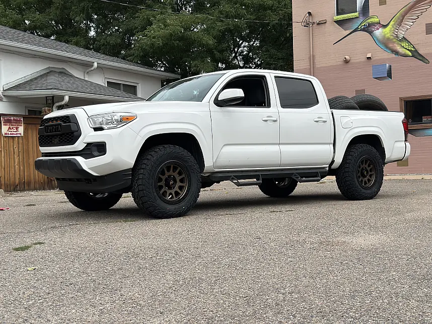 2023 Toyota Tacoma Equipped with Basta RF1 Bronze