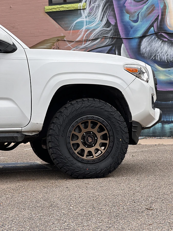 2023 Toyota Tacoma with Basta RF1 Bronze Wheels