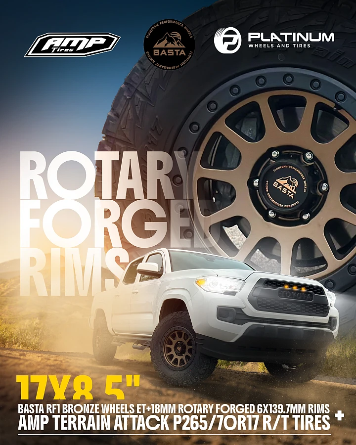 Basta RF1 Bronze on 2023 Toyota Tacoma
