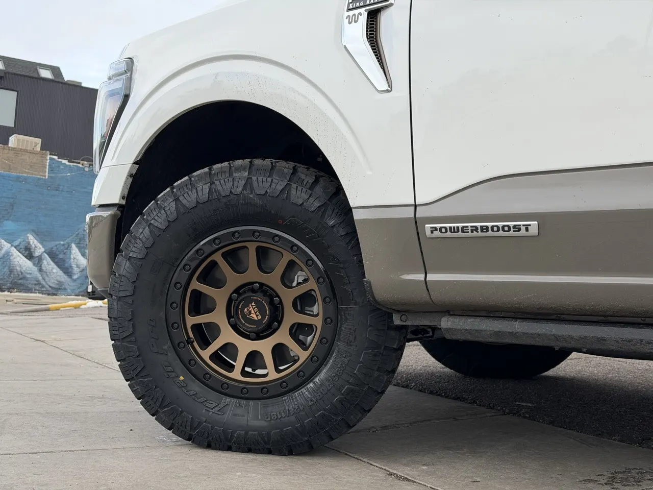 2024 Ford F-150 with Bronze Basta RF1 Rims
