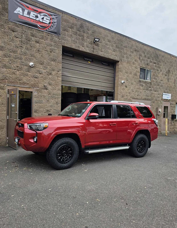 2022 Toyota 4Runner with Basta RF2 Black Rims