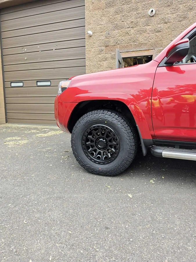 2022 Toyota 4Runner with Basta RF2 Black Wheels
