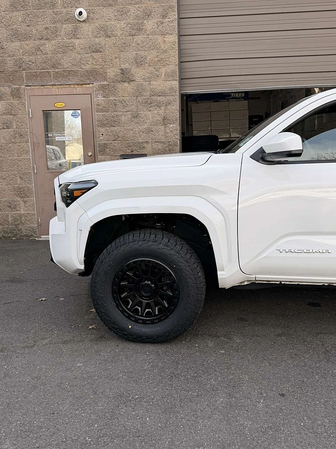 2025 Toyota Tacoma with Basta RF2 Black Rims