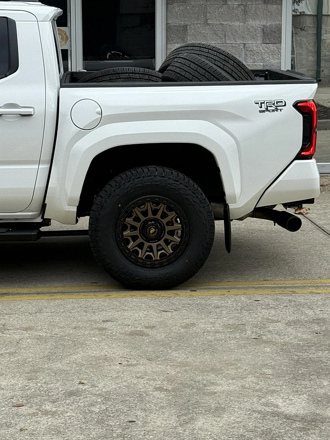 2026 Toyota Tacoma with Basta RF2 Bronze Wheels