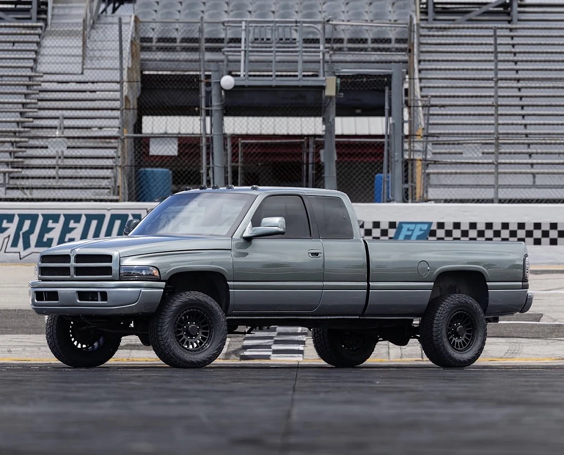 Basta RF3 Black Rim on 1999 RAM 2500