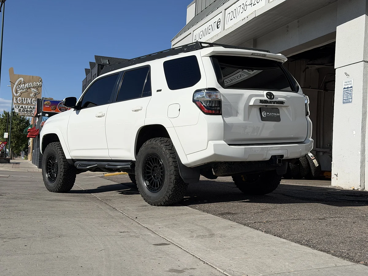 2022 Toyota 4Runner with Basta RF3 Black Rims