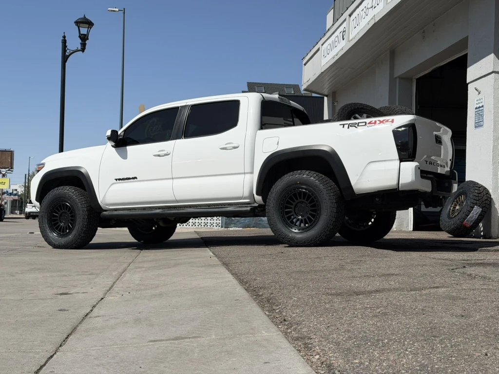 Basta RF3 Black Aftermarket Wheel on 2022 Toyota Tacoma
