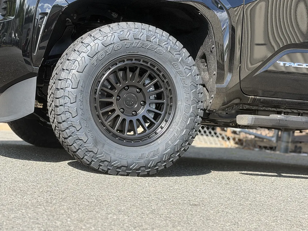 2025 Toyota Tacoma with Basta RF3 Black Rims