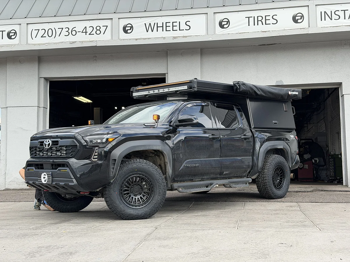 2025 Toyota Tacoma Fitted with Black Basta RF3 Rims