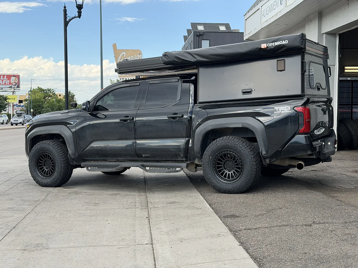 2025 Toyota Tacoma with Black Basta RF3 Rims