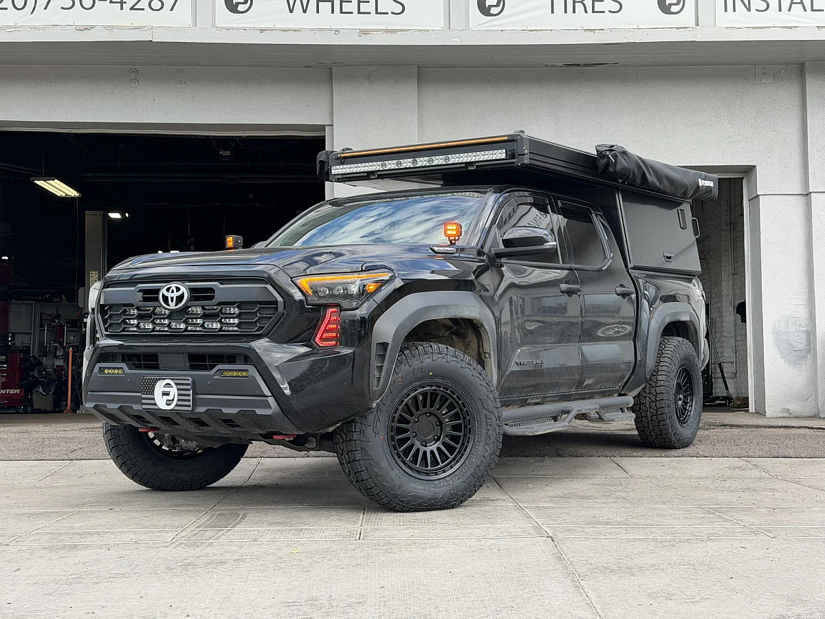 Basta Black Rims on 2025 Toyota Tacoma