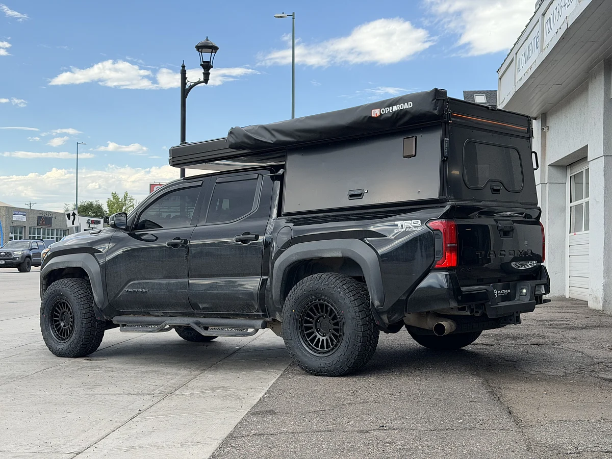 Black Wheels Basta RF3 on 2025 Toyota Tacoma