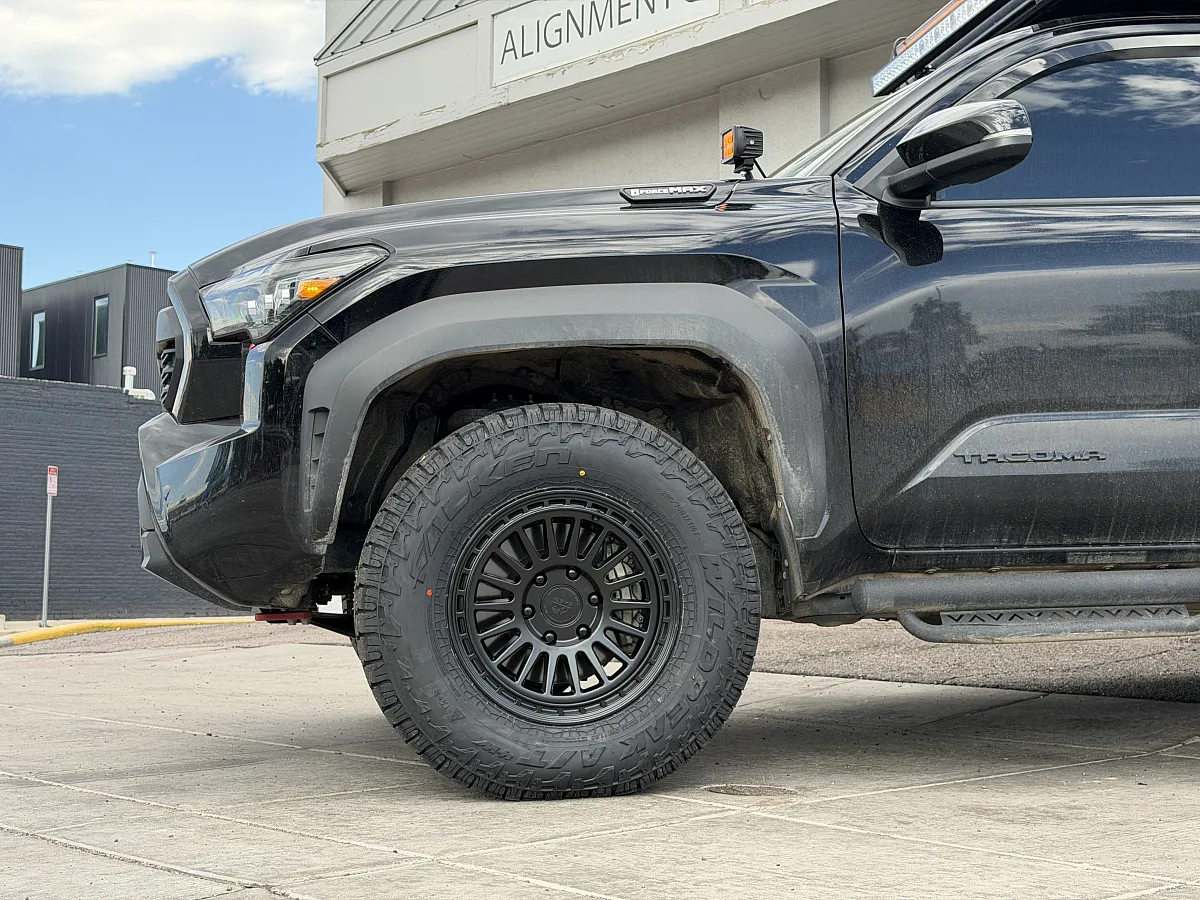 2025 Toyota Tacoma Basta RF3 Black Custom Wheels