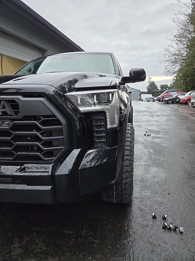 2025 Toyota Tundra with Basta RF3 Black Wheels
