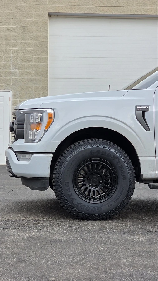 2026 Ford F-150 with Basta RF3 Black Wheels
