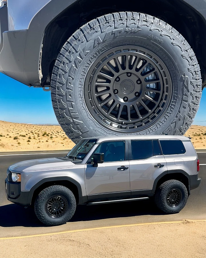 Basta RF3 Black Rim on 2026 Toyota Land Cruiser