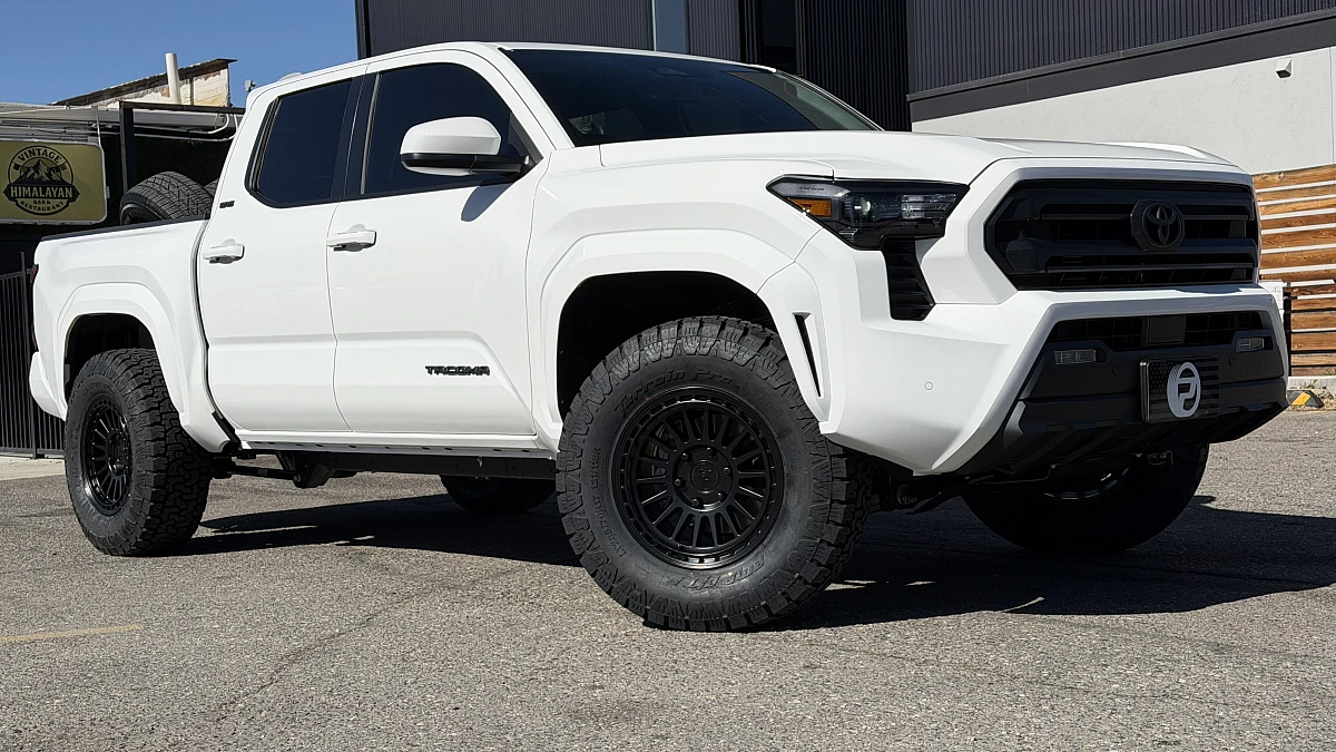 Basta RF3 Black Aftermarket Wheel on 2026 Toyota Tacoma