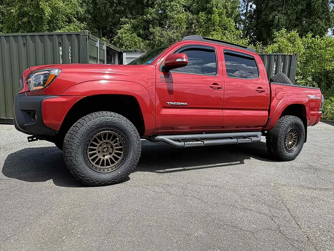 2009 Toyota Tacoma with Basta RF3 Bronze Rims