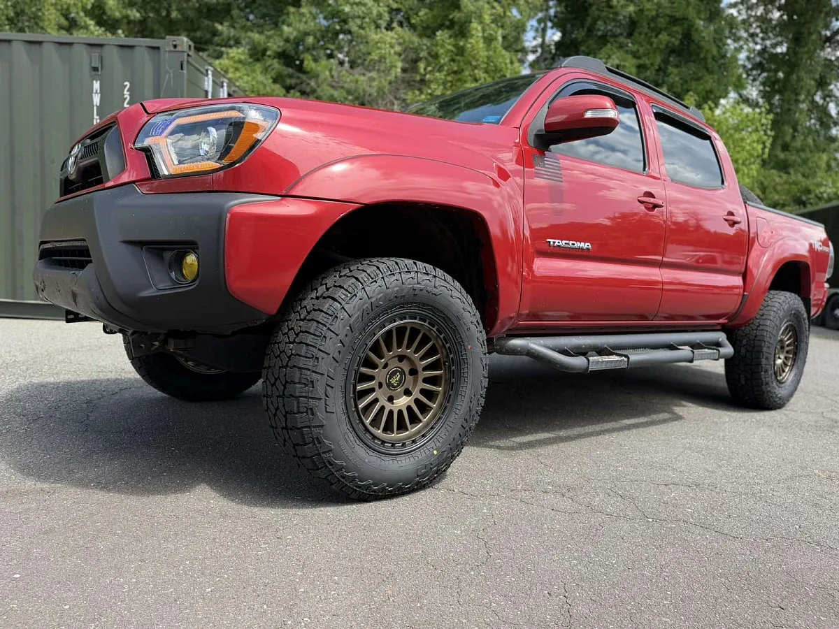2009 Toyota Tacoma with Basta RF3 Bronze Wheels