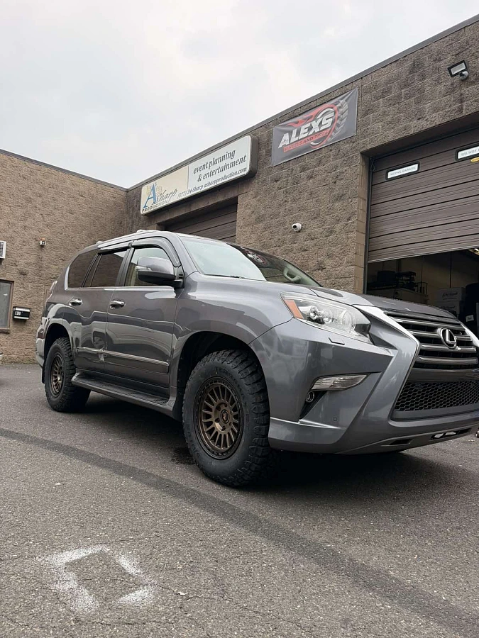 2018 Lexus GX with Basta RF3 Bronze Wheels