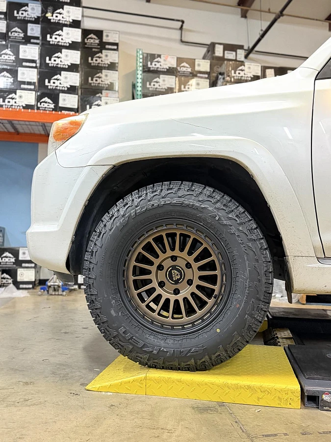 2019 Toyota 4Runner with Basta RF3 Bronze Wheels