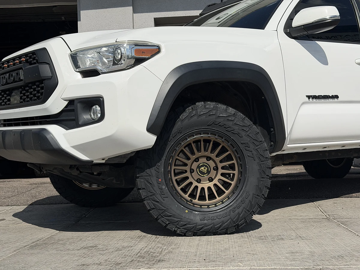 2022 Toyota Tacoma with Basta RF3 Bronze Wheels