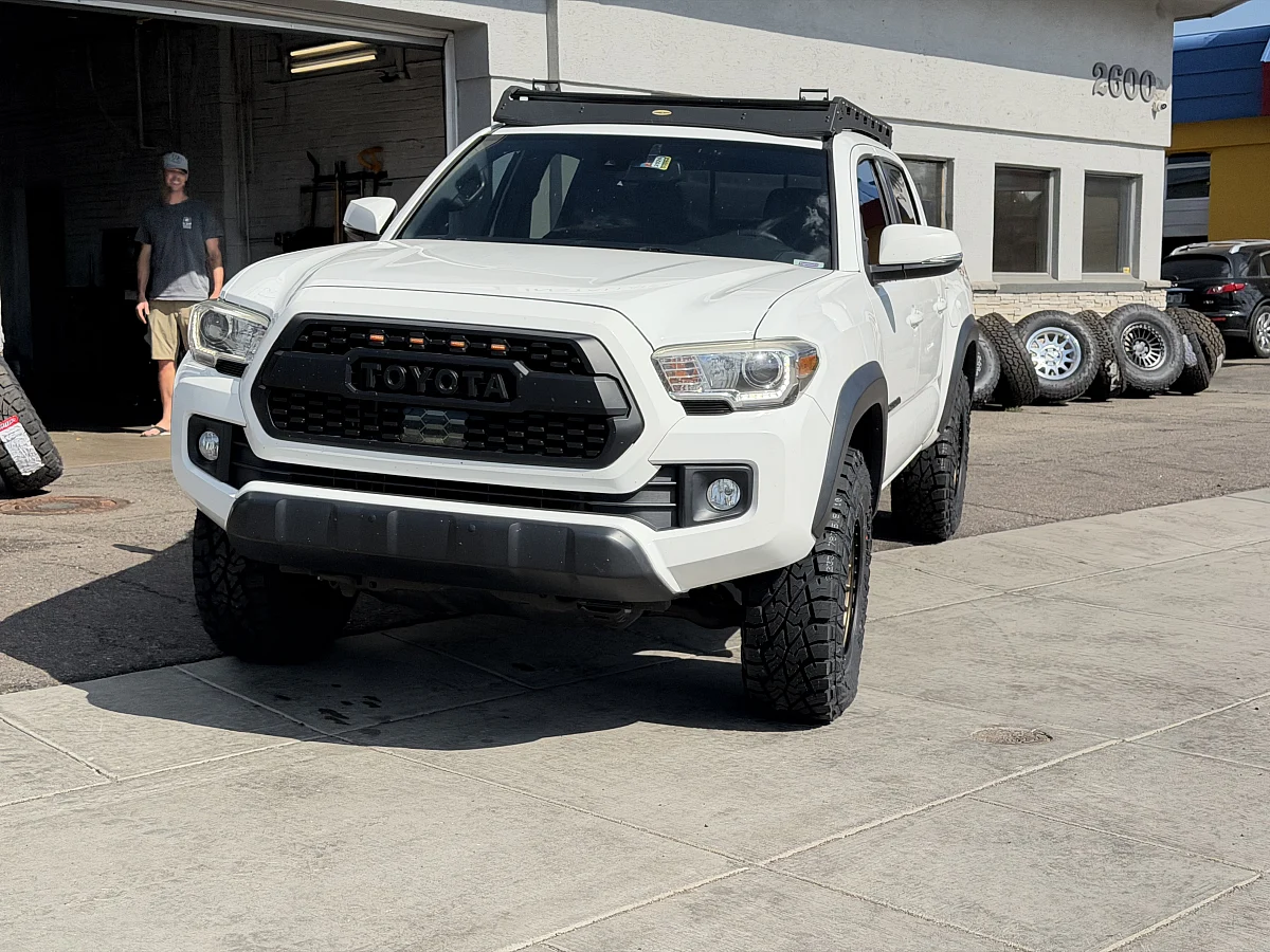 2022 Toyota Tacoma with Bronze Basta RF3 Rims
