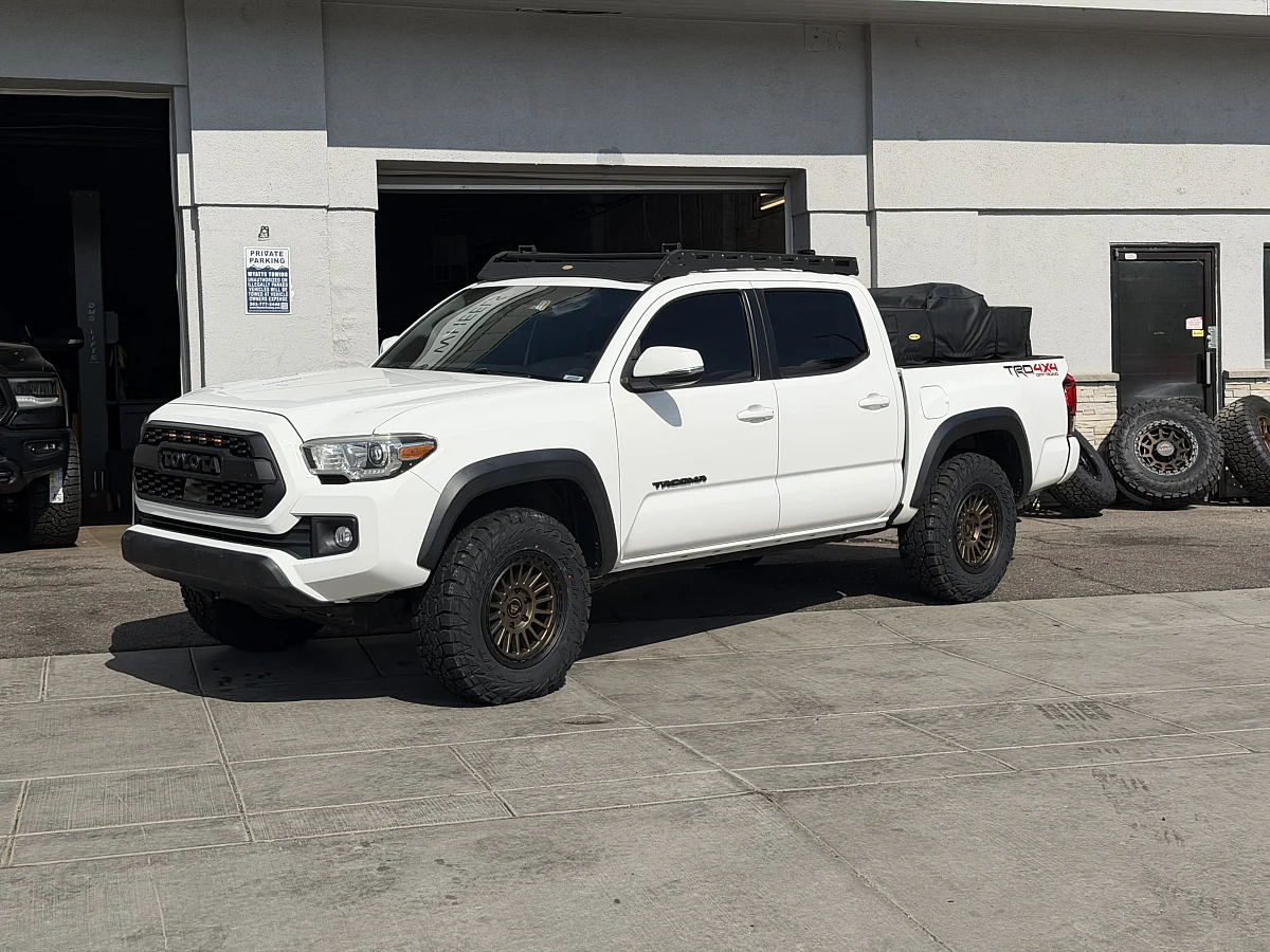 Basta RF3 Bronze Aftermarket Wheel on 2022 Toyota Tacoma