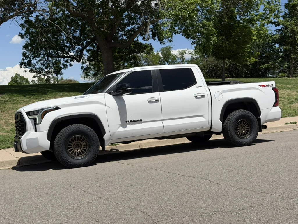 2025 Toyota Tundra with Bronze Basta RF3 Rims