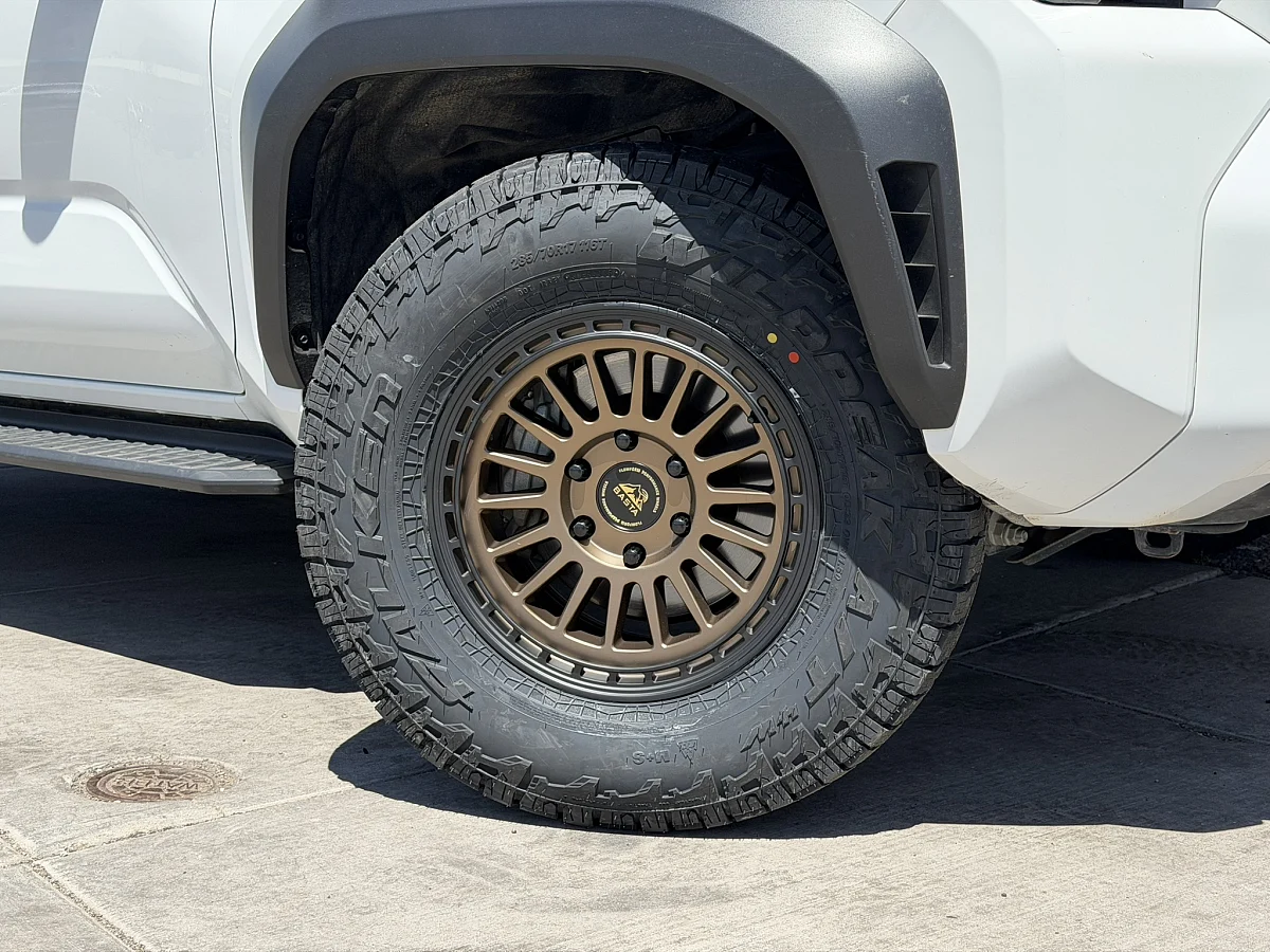 Bronze Basta RF3 Rim on 2026 Toyota 4Runner