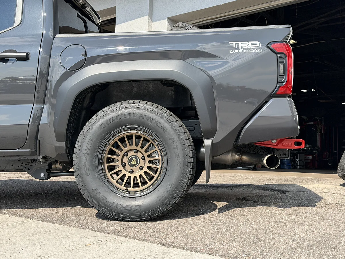Basta RF3 Bronze Aftermarket Wheel on 2026 Toyota Tacoma