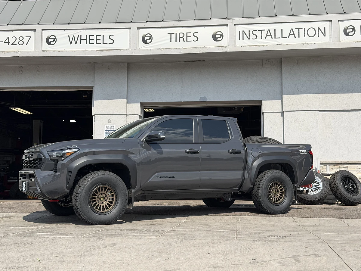 2026 Toyota Tacoma with Bronze Basta RF3 Wheels