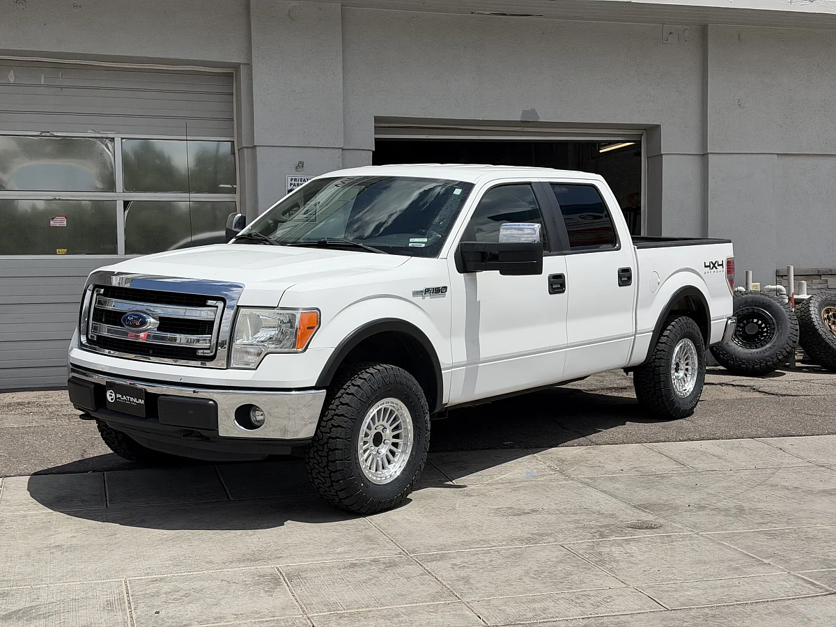 2012 Ford F-150 with Basta RF3 Polished Silver Rims