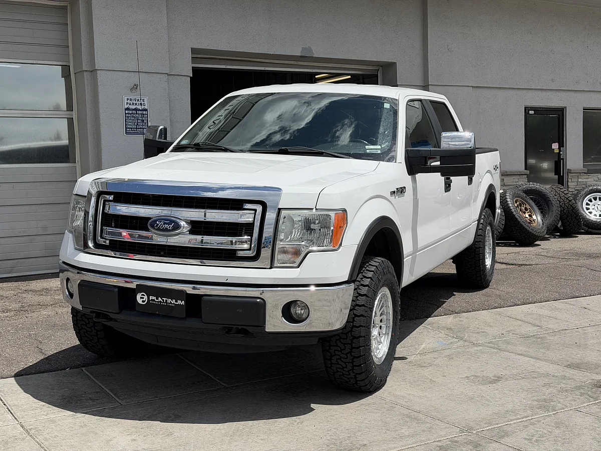 Basta RF3 Polished Silver Rim on 2012 Ford F-150