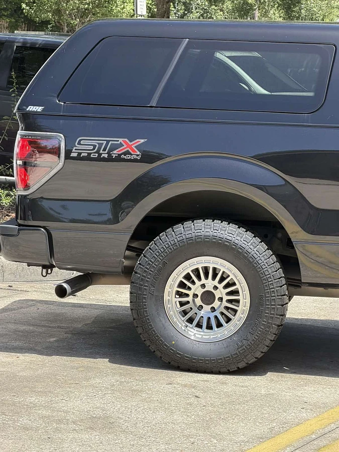 2013 Ford F-150 with Basta RF3 Polished Silver Wheels
