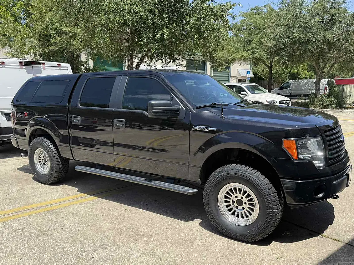 Basta RF3 Polished Silver Rim on 2013 Ford F-150