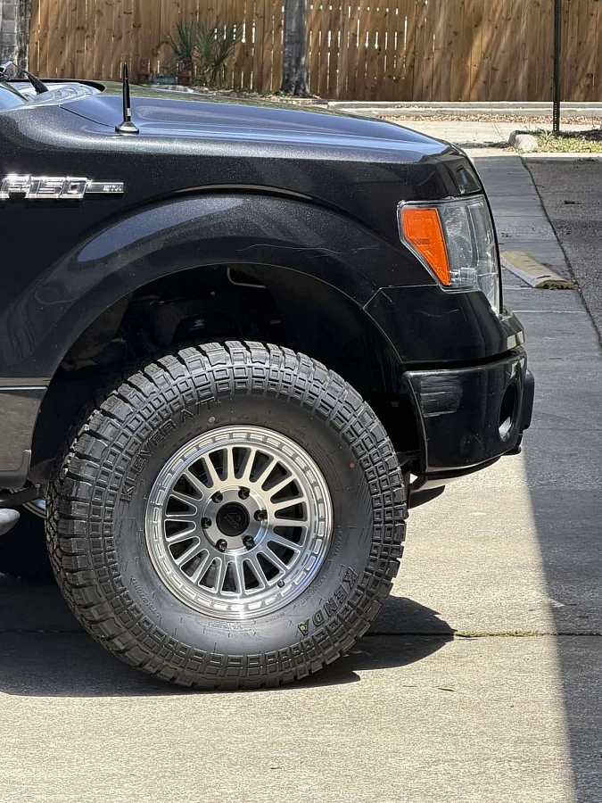 Polished Silver Basta RF3 on 2013 Ford F-150