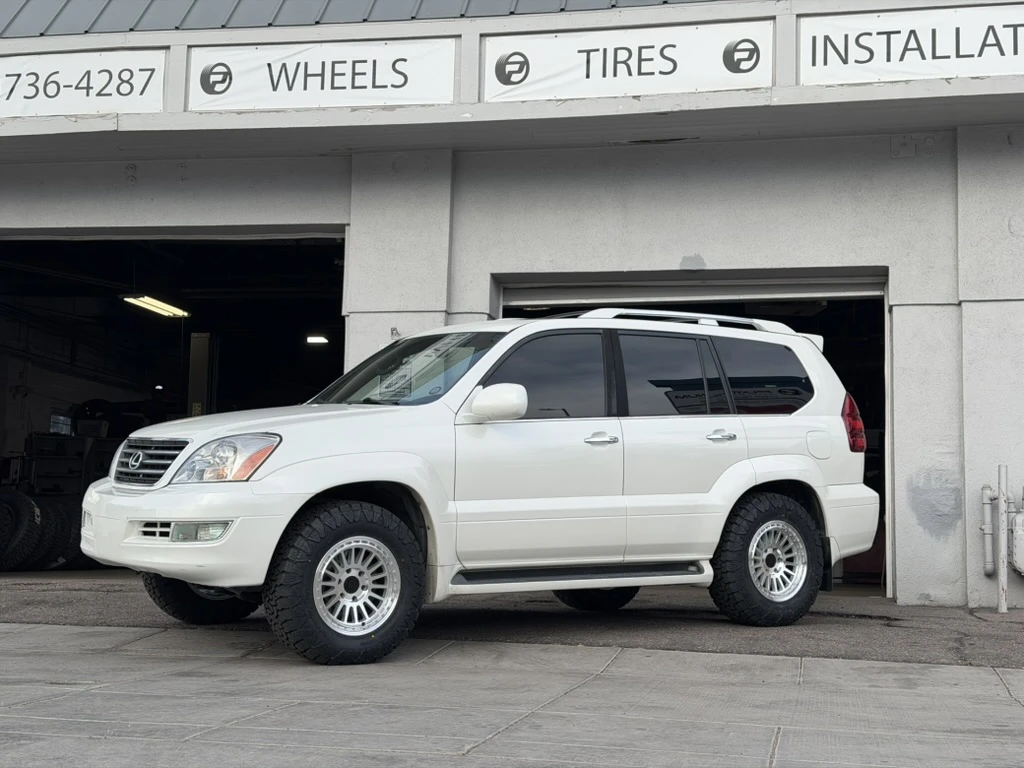 2016 Lexus GX with Basta RF3 Polished Silver Wheels