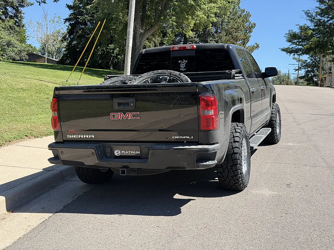 2017 GMC Sierra 1500 with Basta RF3 Polished Silver Rims