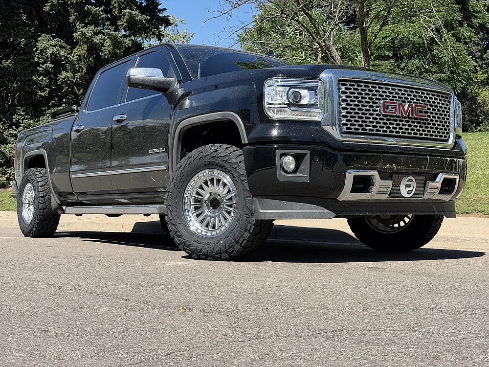 Basta RF3 Polished Silver on 2017 GMC Sierra 1500
