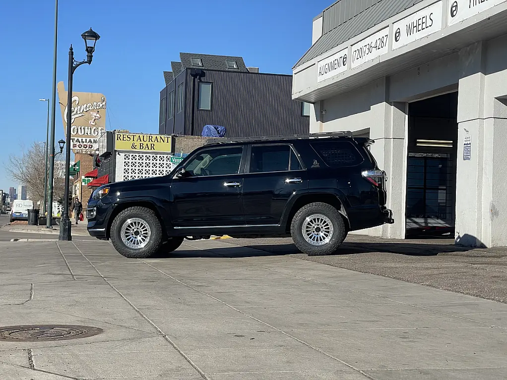 Basta RF3 Polished Silver on 2018 Toyota 4Runner
