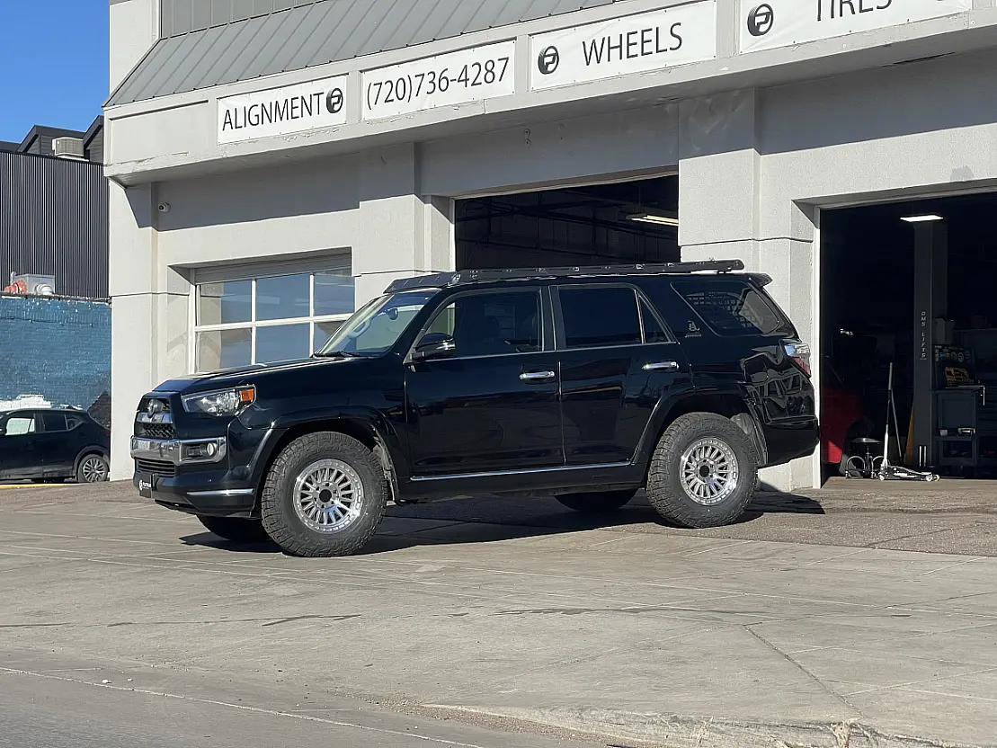 Polished Silver Basta RF3 on 2018 Toyota 4Runner