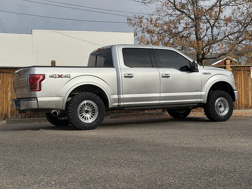 Polished Silver Basta RF3 on 2019 Ford F-150
