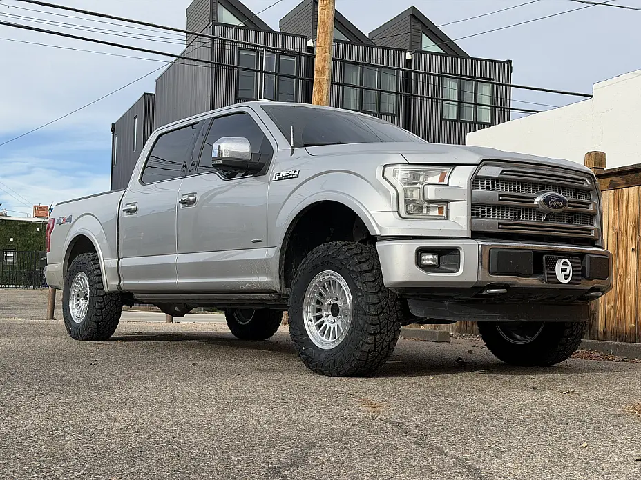 Basta Polished Silver RF3 Wheel on 2019 Ford F-150